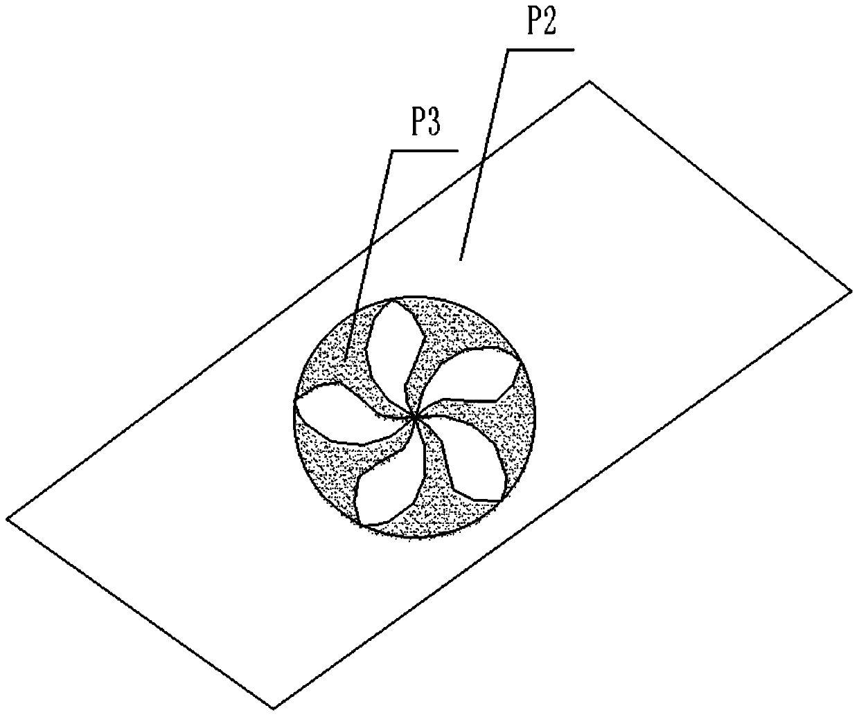 A kind of sowing method of landscape plants based on drone