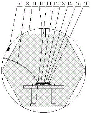 Uniform temperature distribution method and curing device for microwave-pressure curing composite material