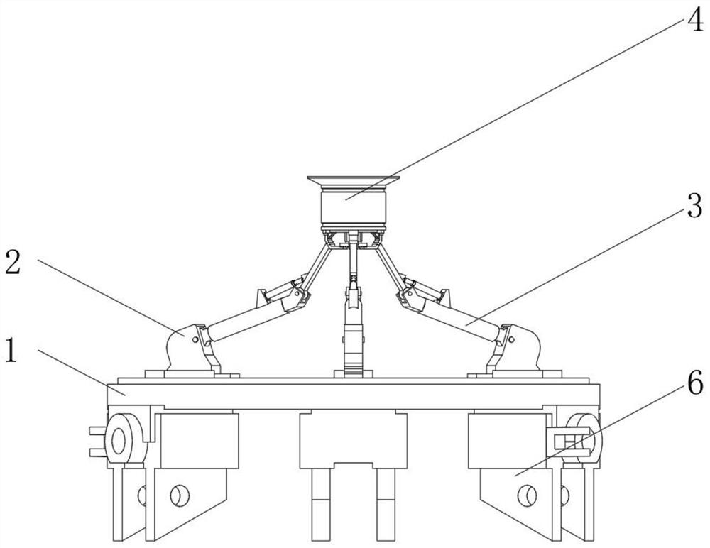 A hoisting mechanical component based on atmospheric pressure vacuum adsorption