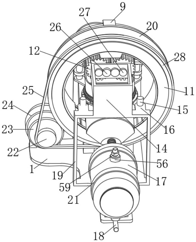 A biological hydrogen production device