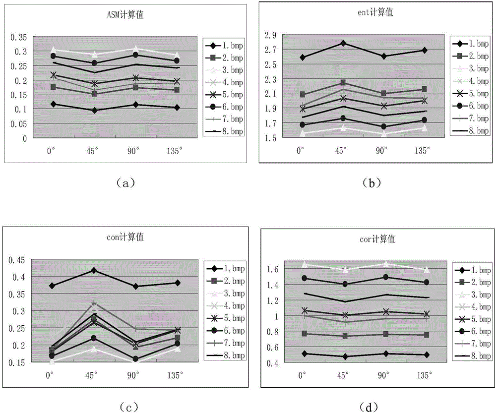 Skin condition quantitative evaluation method based on gray level co-occurrence matrix