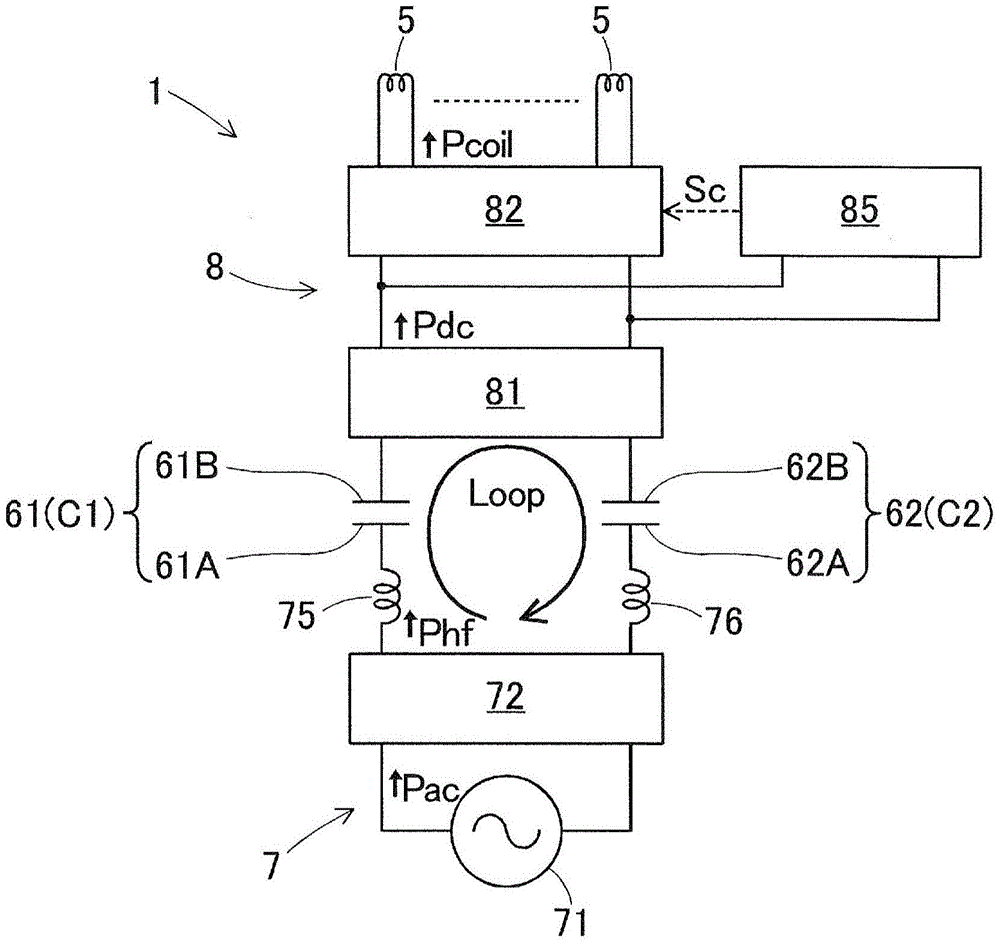 Contactless power supply device