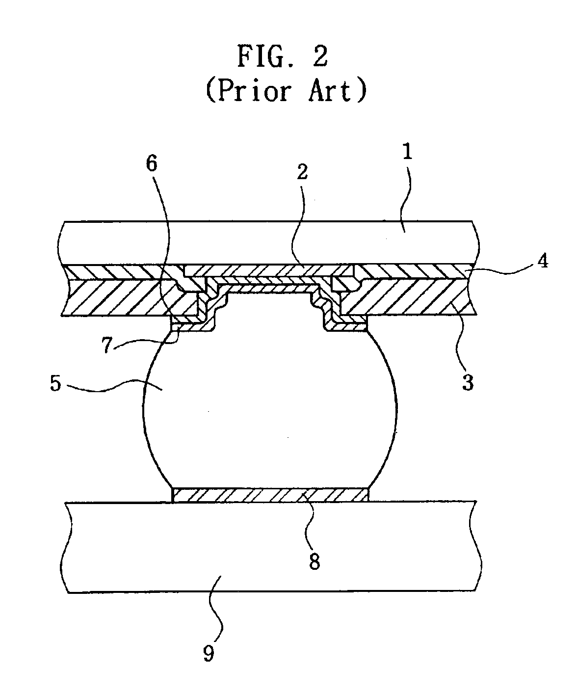 Solder bump structure and method for forming a solder bump