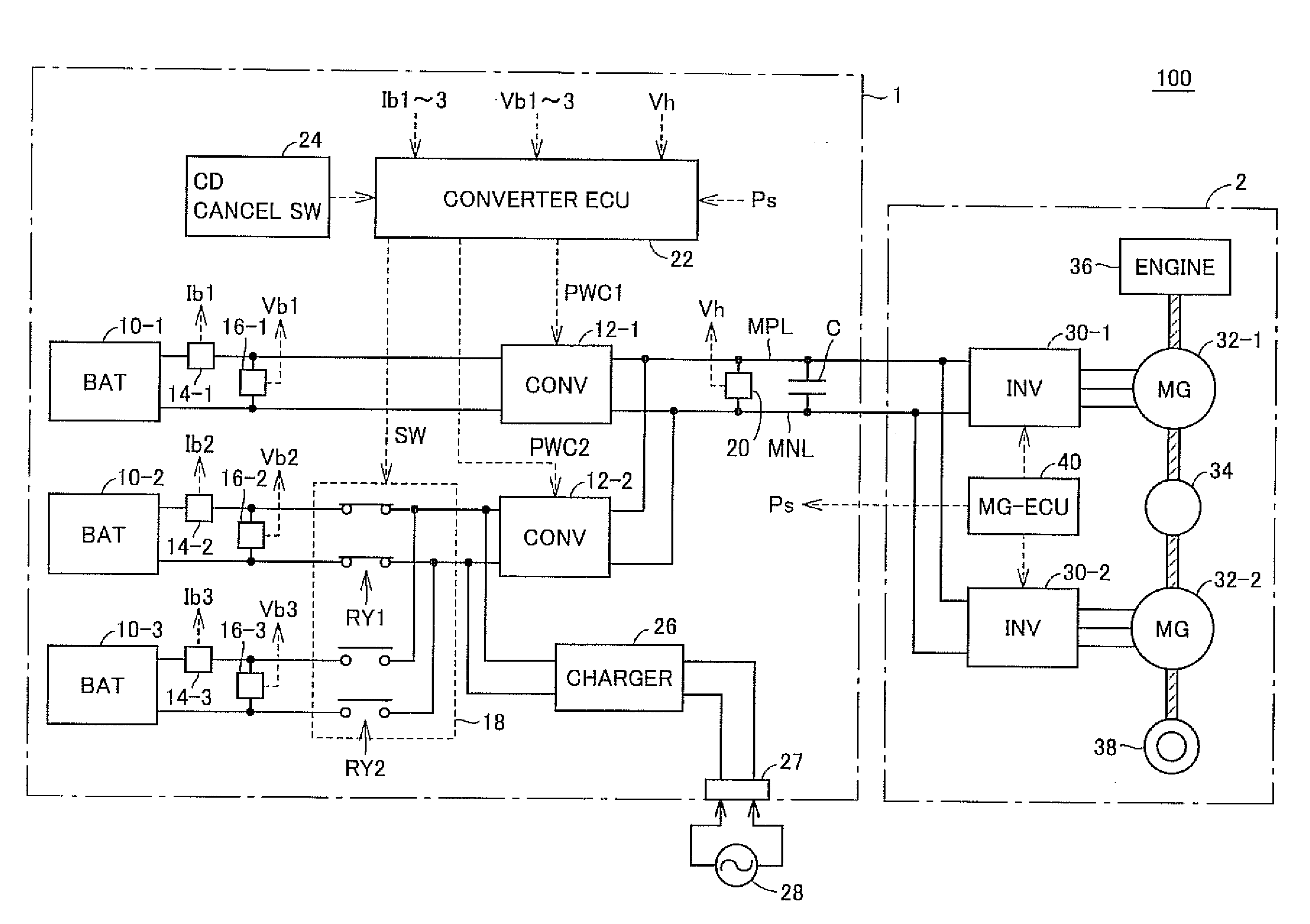 power-supply-system-and-vehicle-including-the-same-and-method-of