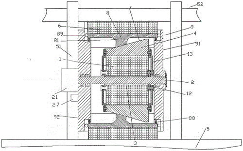 Novel fixing device of suspension type part and application method of novel fixing device