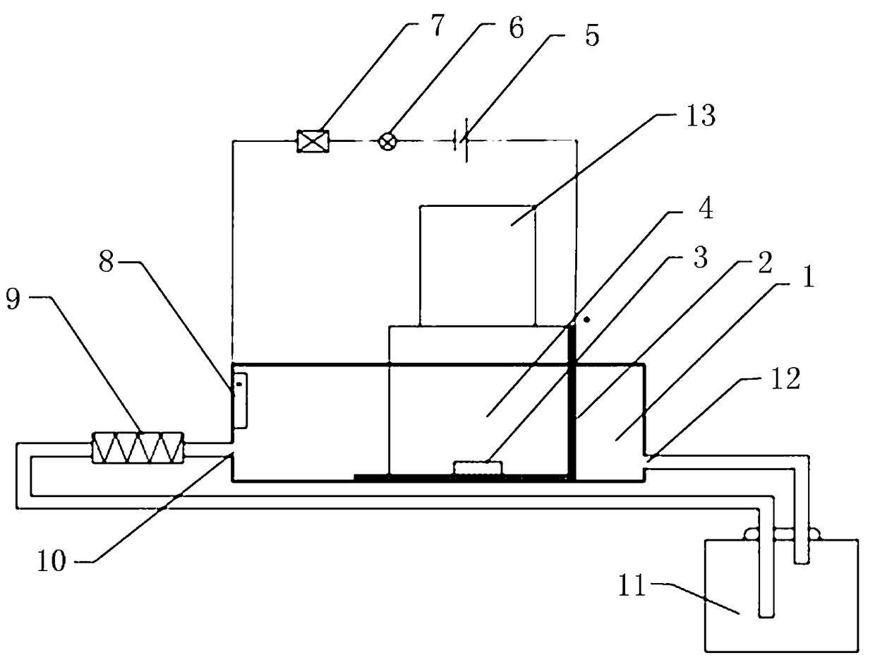 Metallographic sample preparation electrolytic corrosion device and method