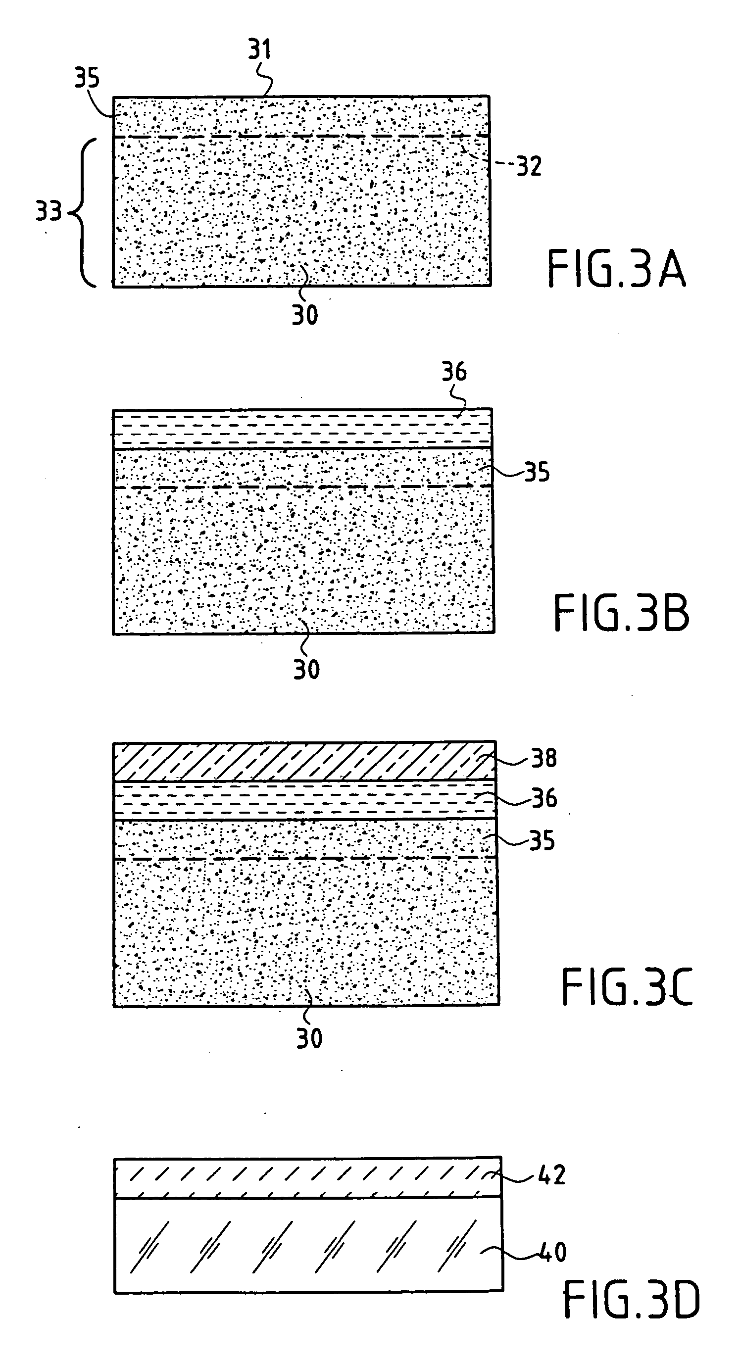 Substrate with refractive index matching