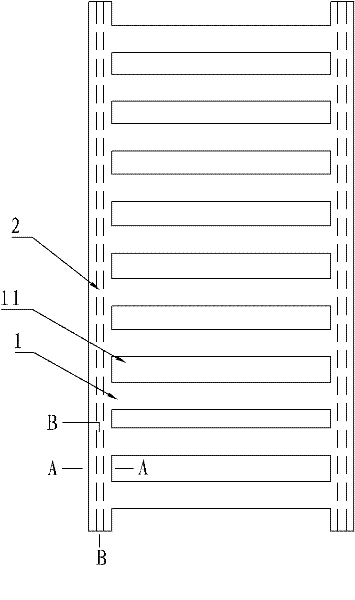 Electrode connection structure of semi-conductor electric heating piece