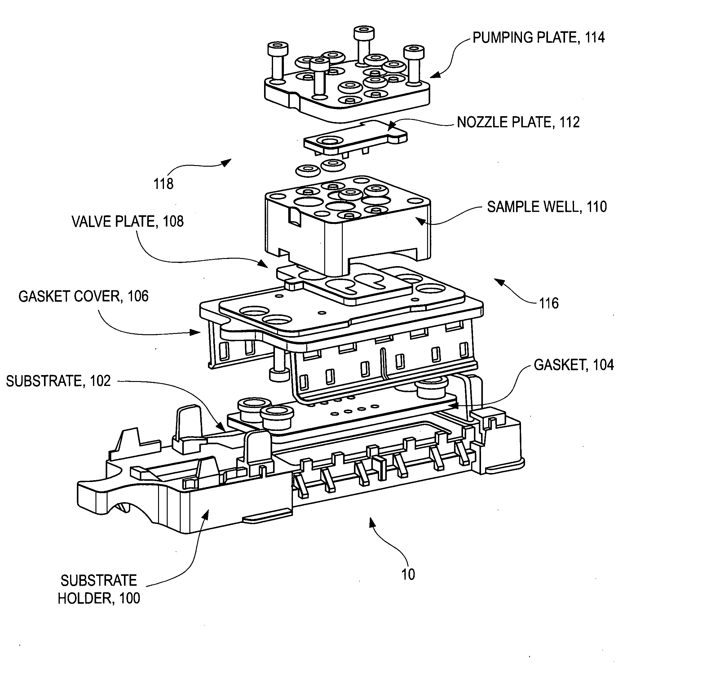 Disposable sample processing module for detecting nucleic acids
