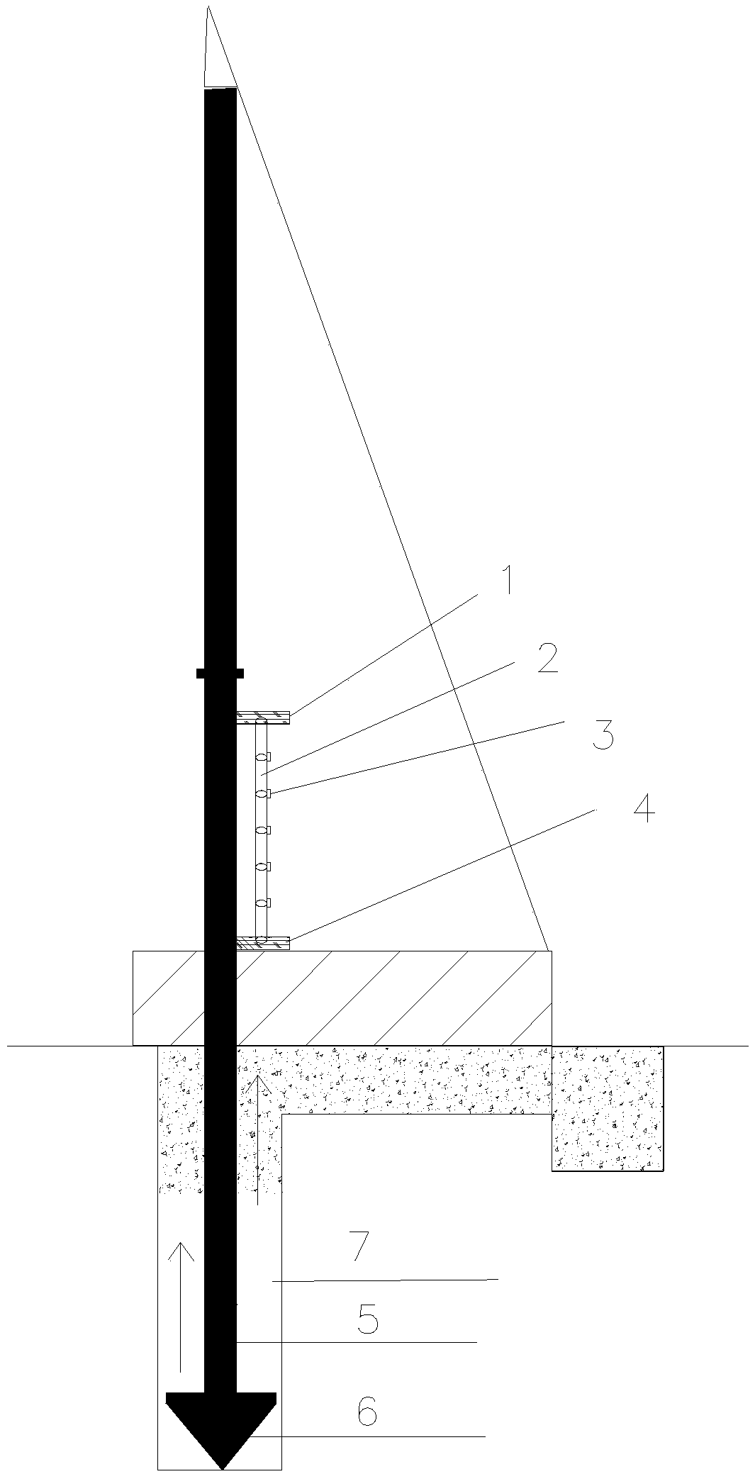 Retractable engineering pile embedment-in-rock controller and control method