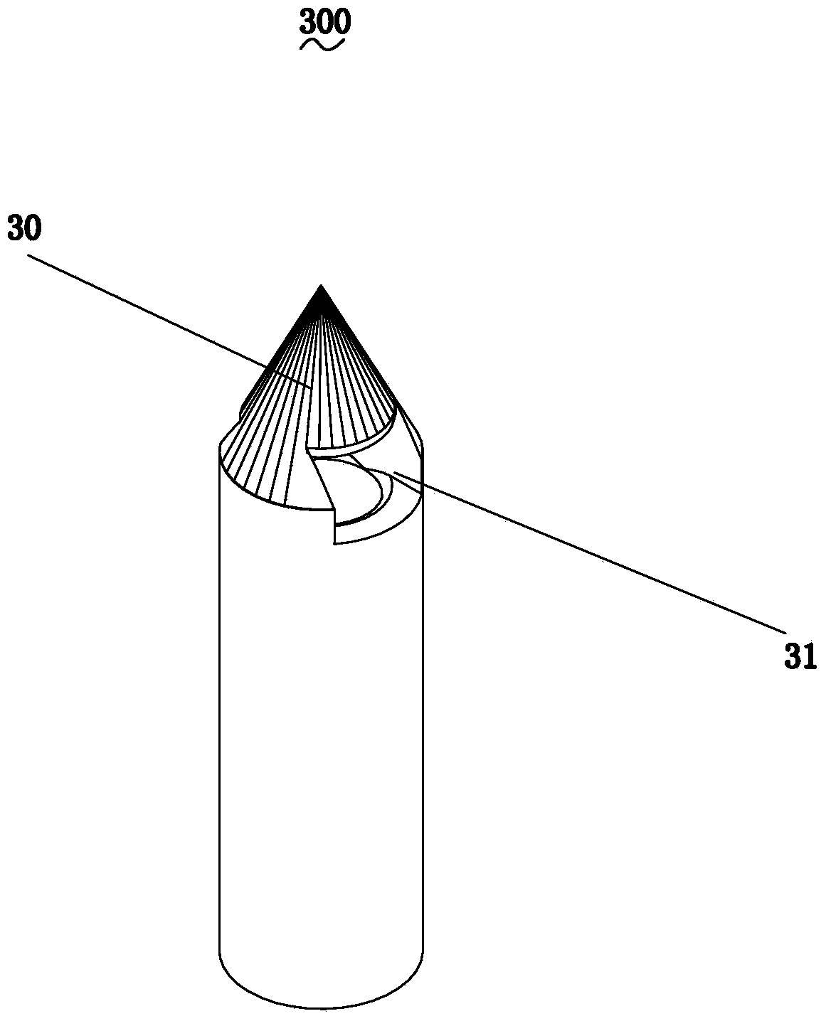 Auxiliary umbrella installing method and auxiliary umbrella