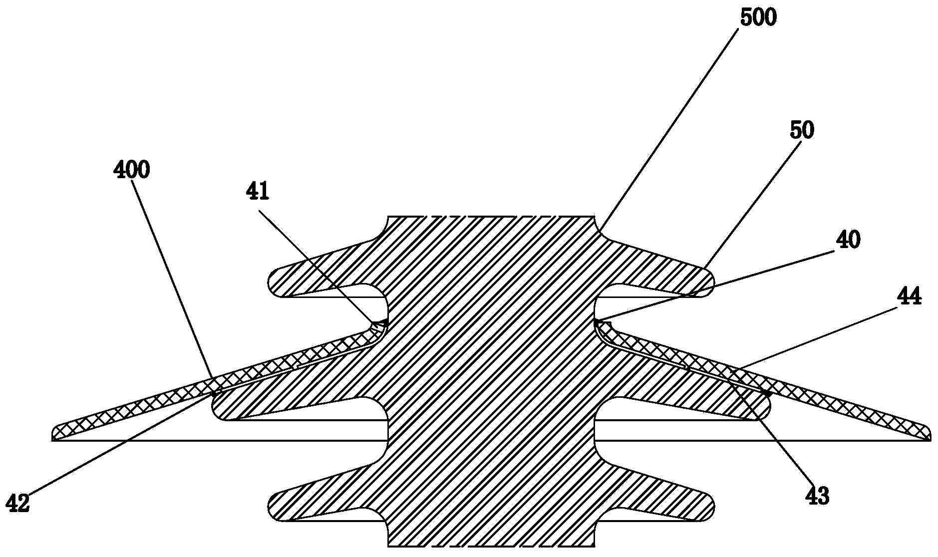 Auxiliary umbrella installing method and auxiliary umbrella