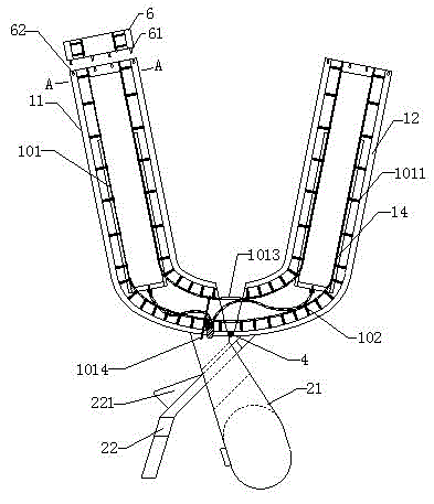 an electric toothbrush