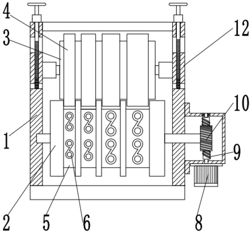 Copper wire calendering device