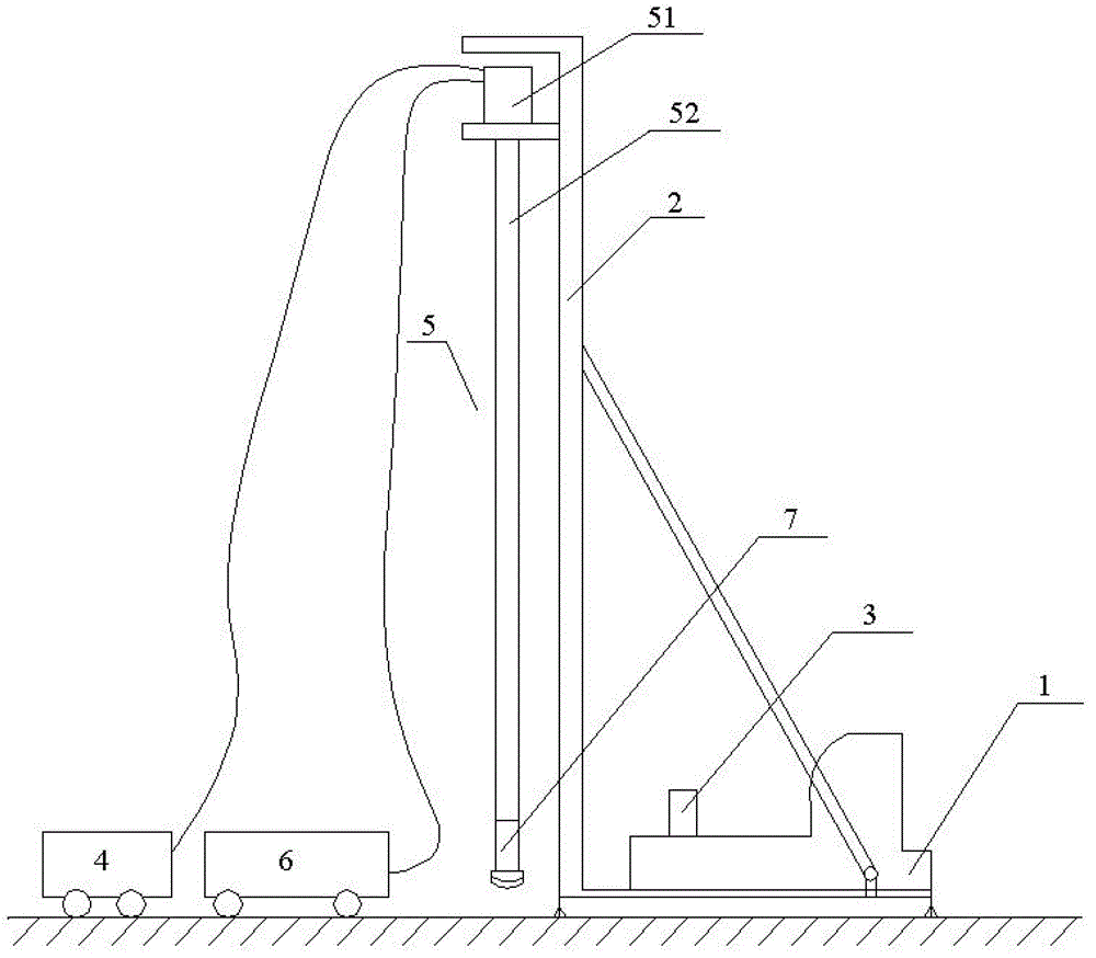 Equipment for one-time pile forming into rock of screw pile driver and pile forming method