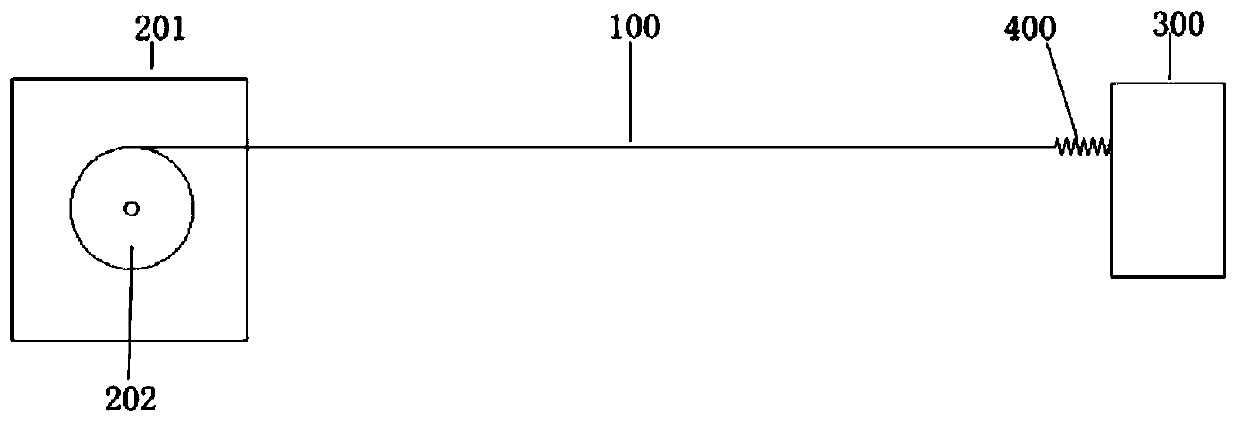 Flattening structure of rollable flexible screen and display device