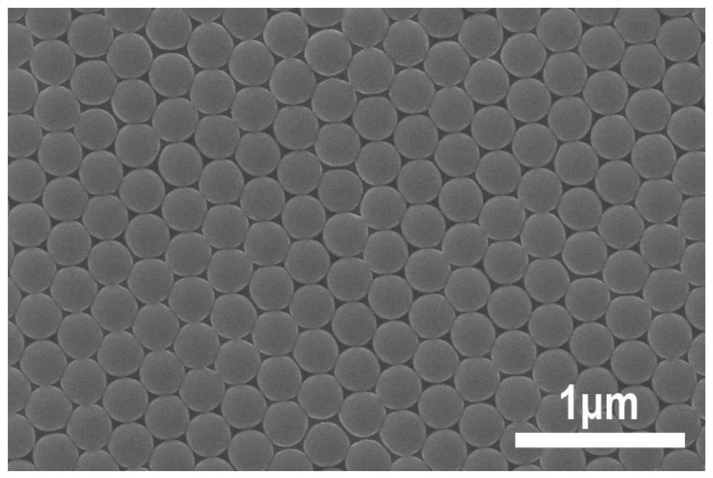 A method for preparing large-area single-layer colloidal crystal templates by ultrasonic spraying