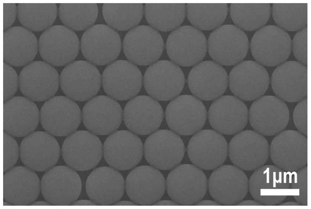 A method for preparing large-area single-layer colloidal crystal templates by ultrasonic spraying