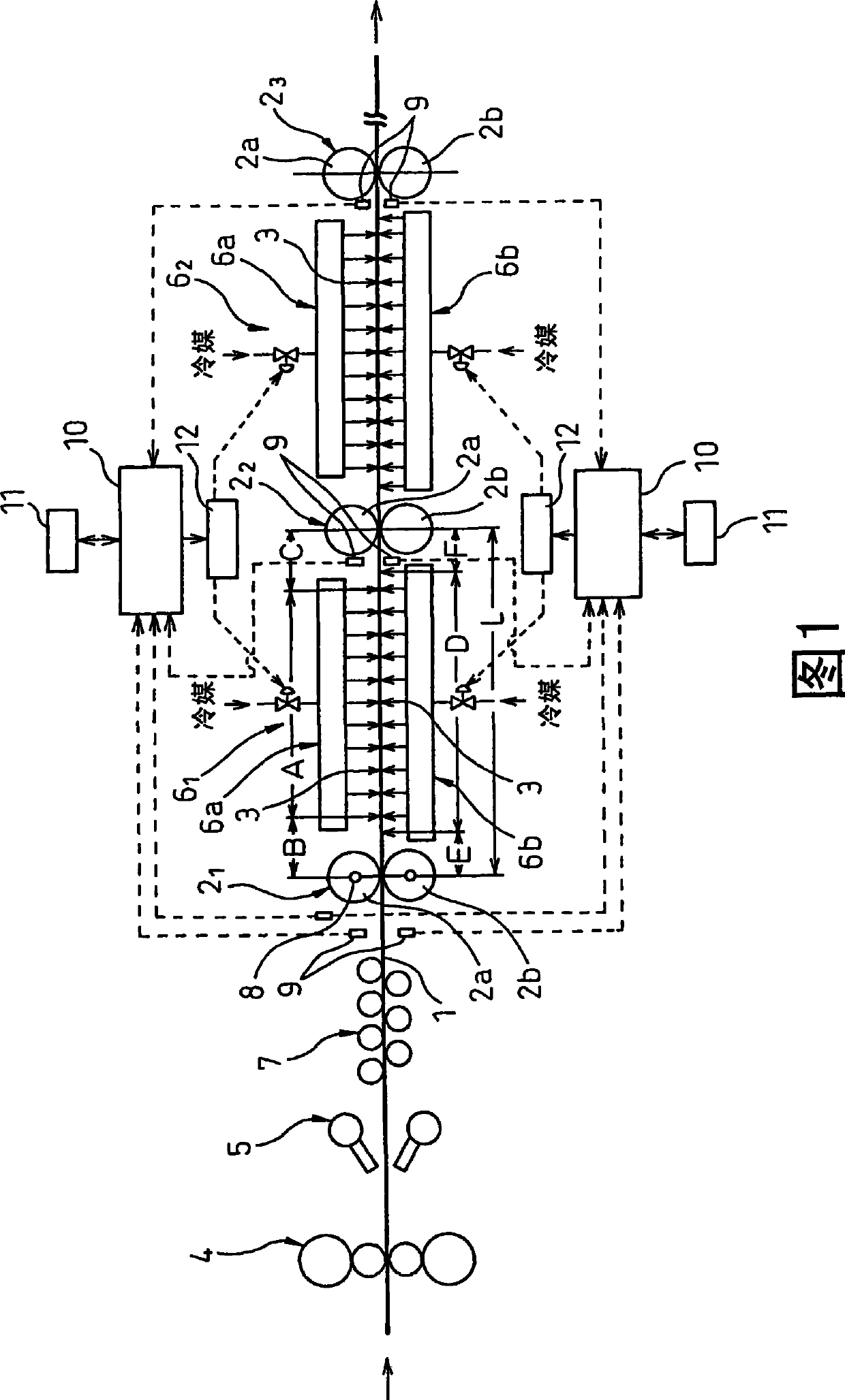 Cooling method of steel plate