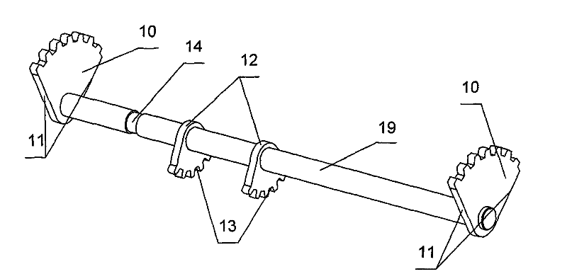 Rotating shaft welding fixture of drawer seat drive mechanism of low-voltage switch board