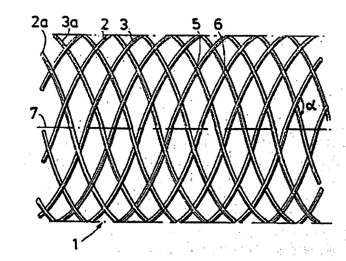 Bioabsorbable stents with reinforced filaments