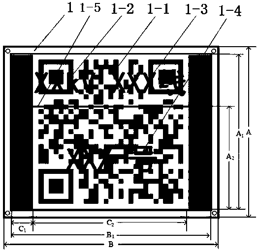 A digital transmission line pole number plate