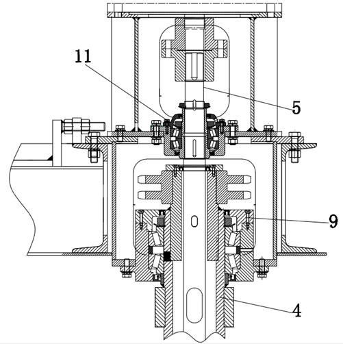 Double-shaft double-speed stirring tank for foamed concrete