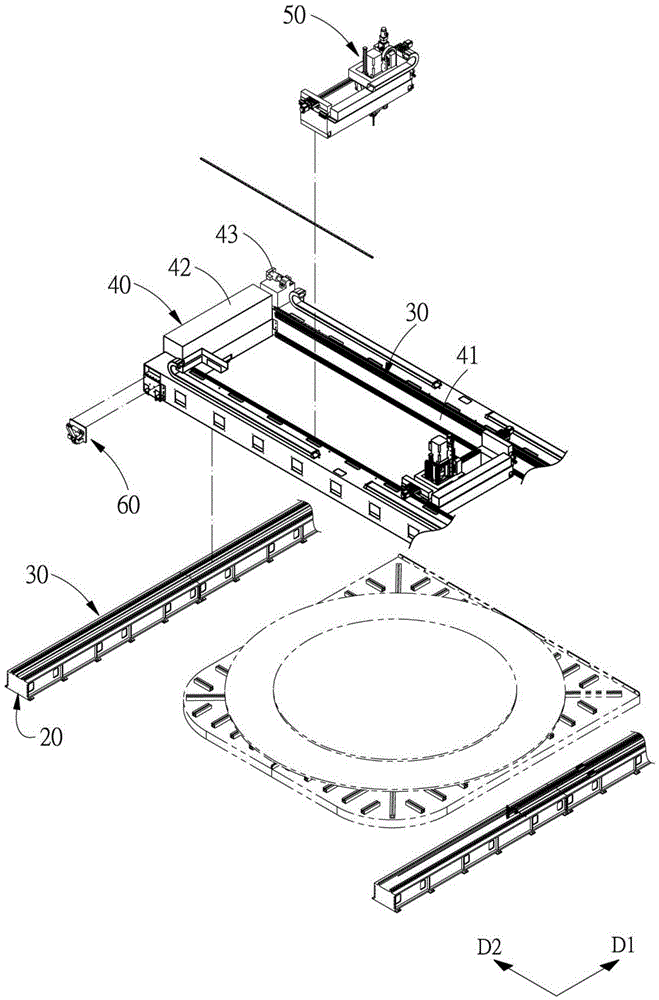 Two-stage displacement type drilling machine