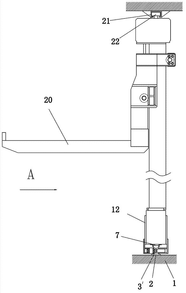 Supporting mobile mechanism of mobile case for avoidance free three-dimensional parking place