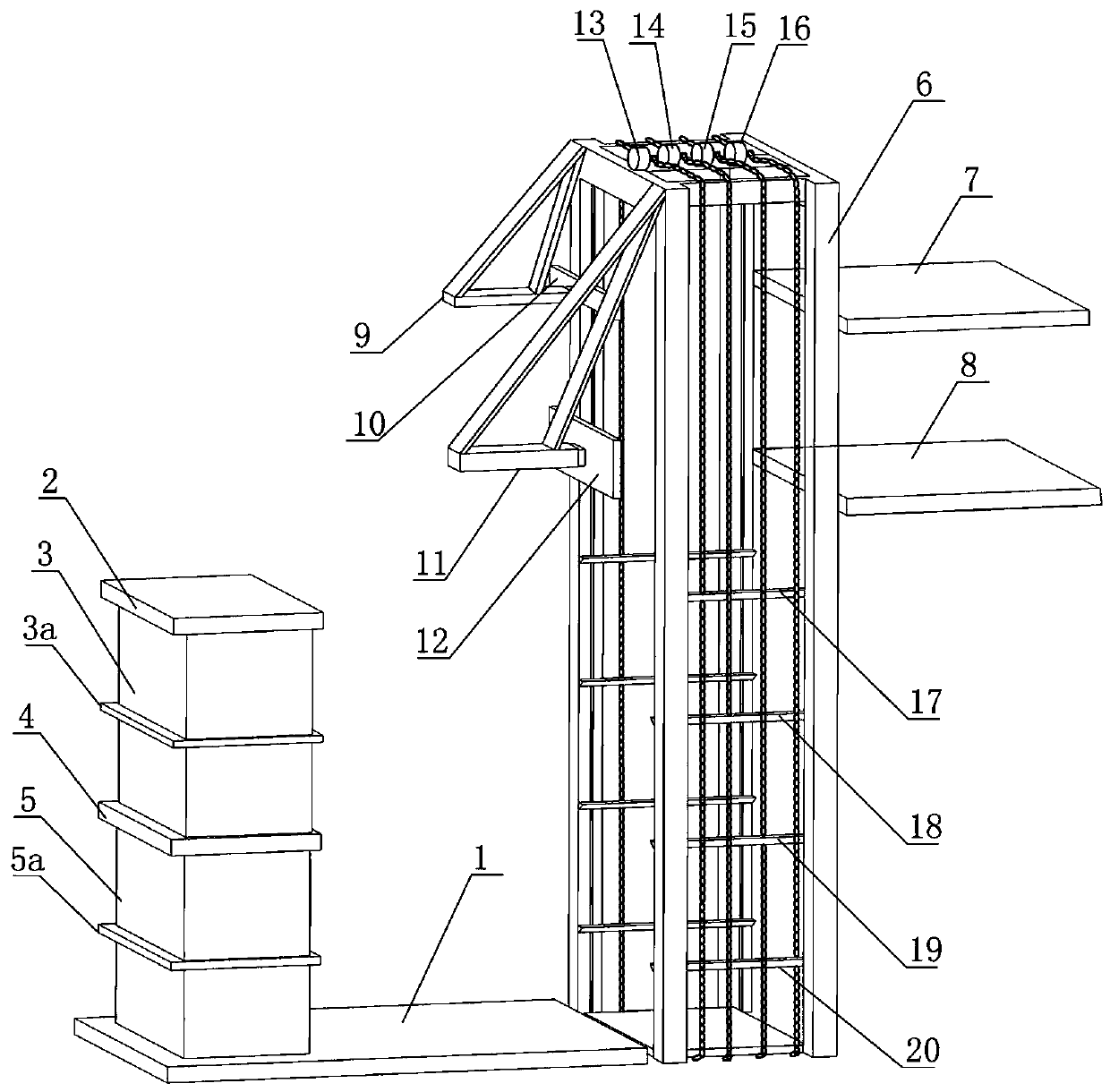 A kind of unstacking device and unstacking method of multi-layer smoke box