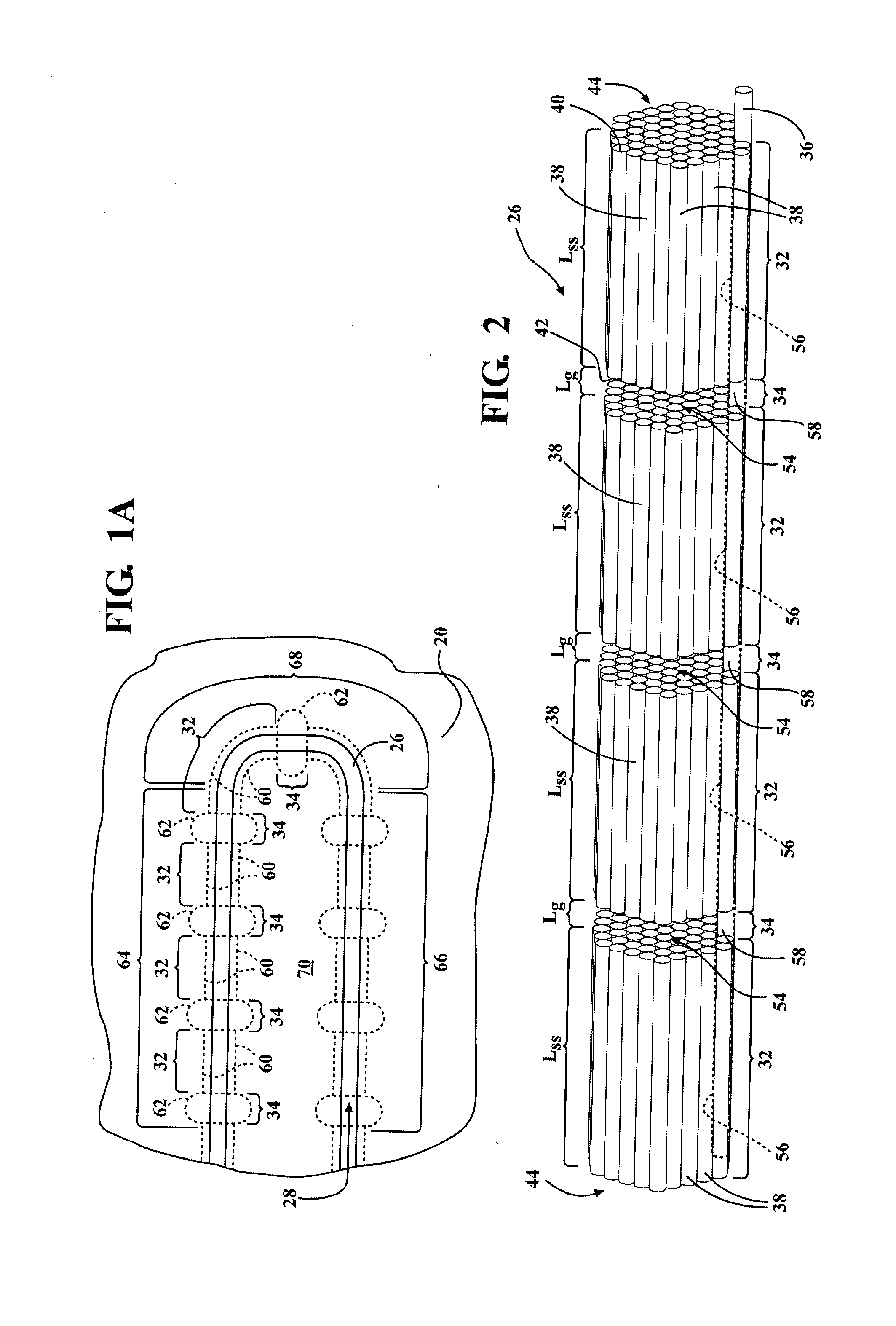 Seat assembly having heating element providing electrical heating of variable temperature along a predetermined path to a zone