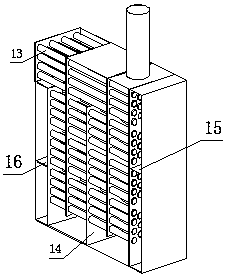 Hot air heat exchanger of biomass combustion equipment