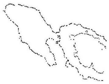 A registration method for airborne laser bathymetry data based on characteristic curves