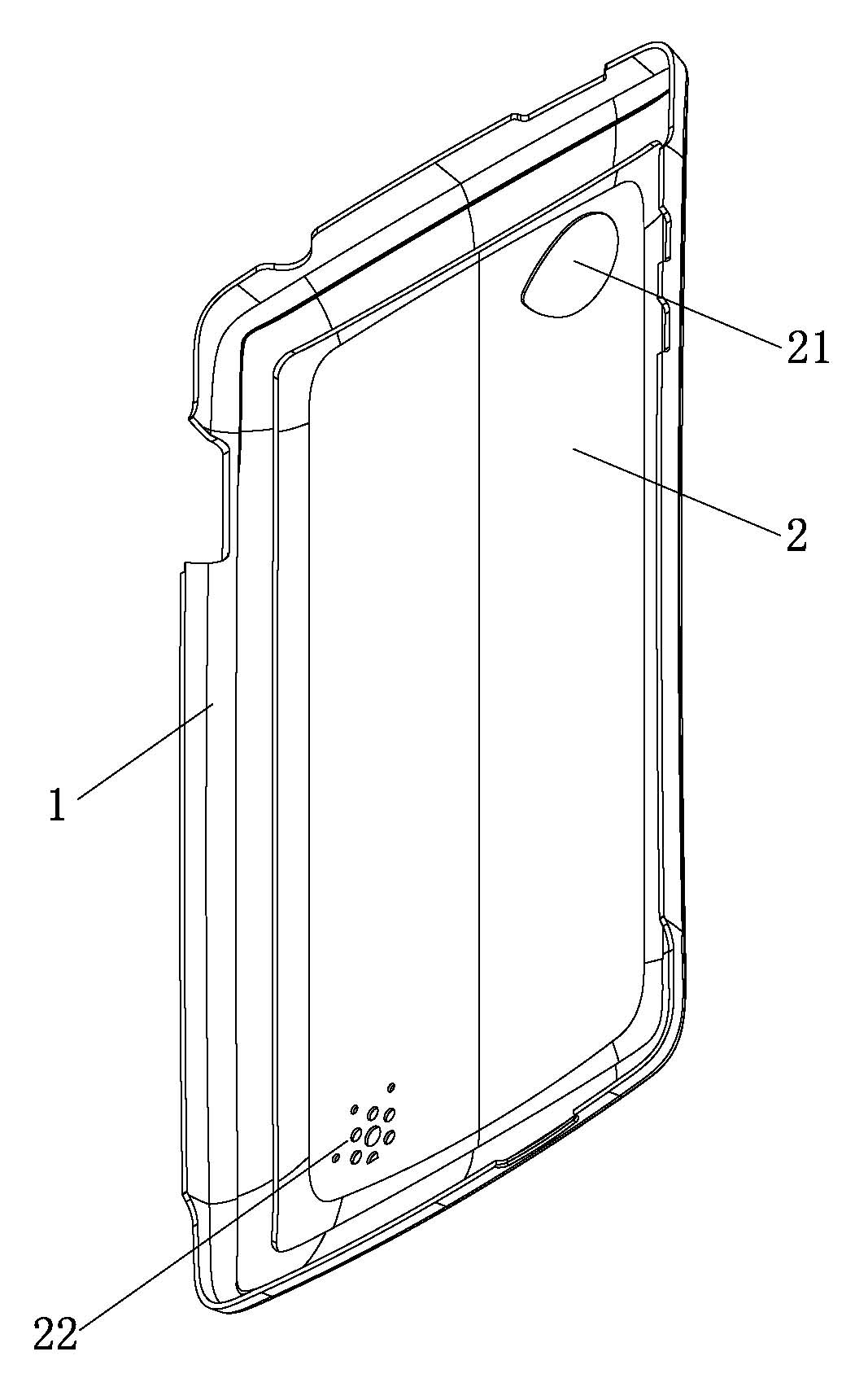 Ultrathin battery cover made of curved-surface carbon fiber material and manufacturing process of ultrathin battery cover