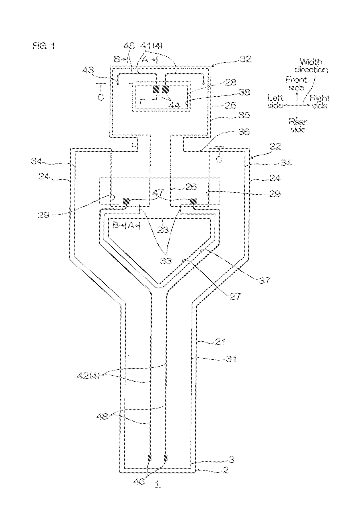 Suspension board with circuits