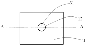 Plate material omnibearing locating structure and method in hot press forming technology