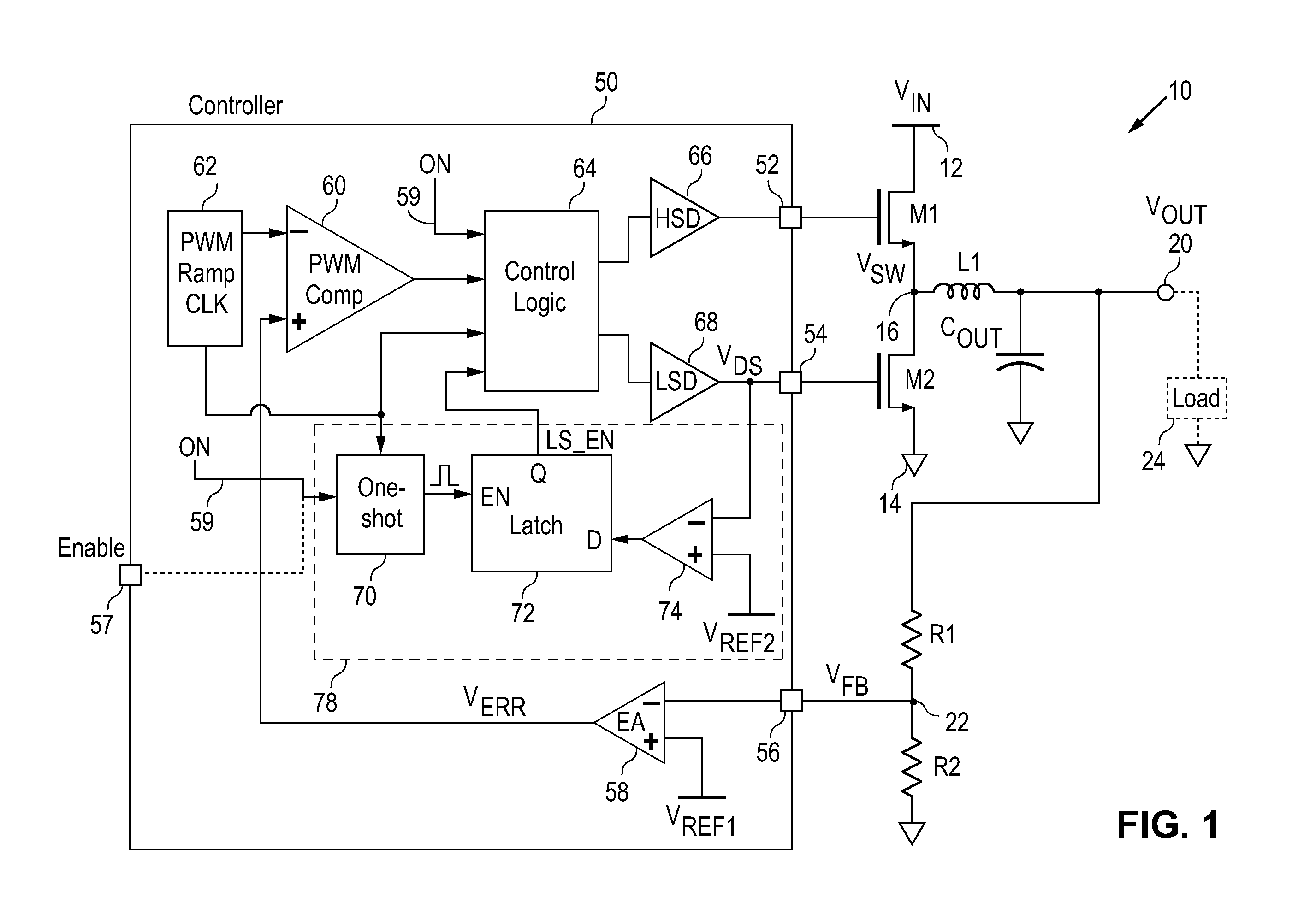 Automatic External Switch Detection In Synchronous Switching Regulator Controller