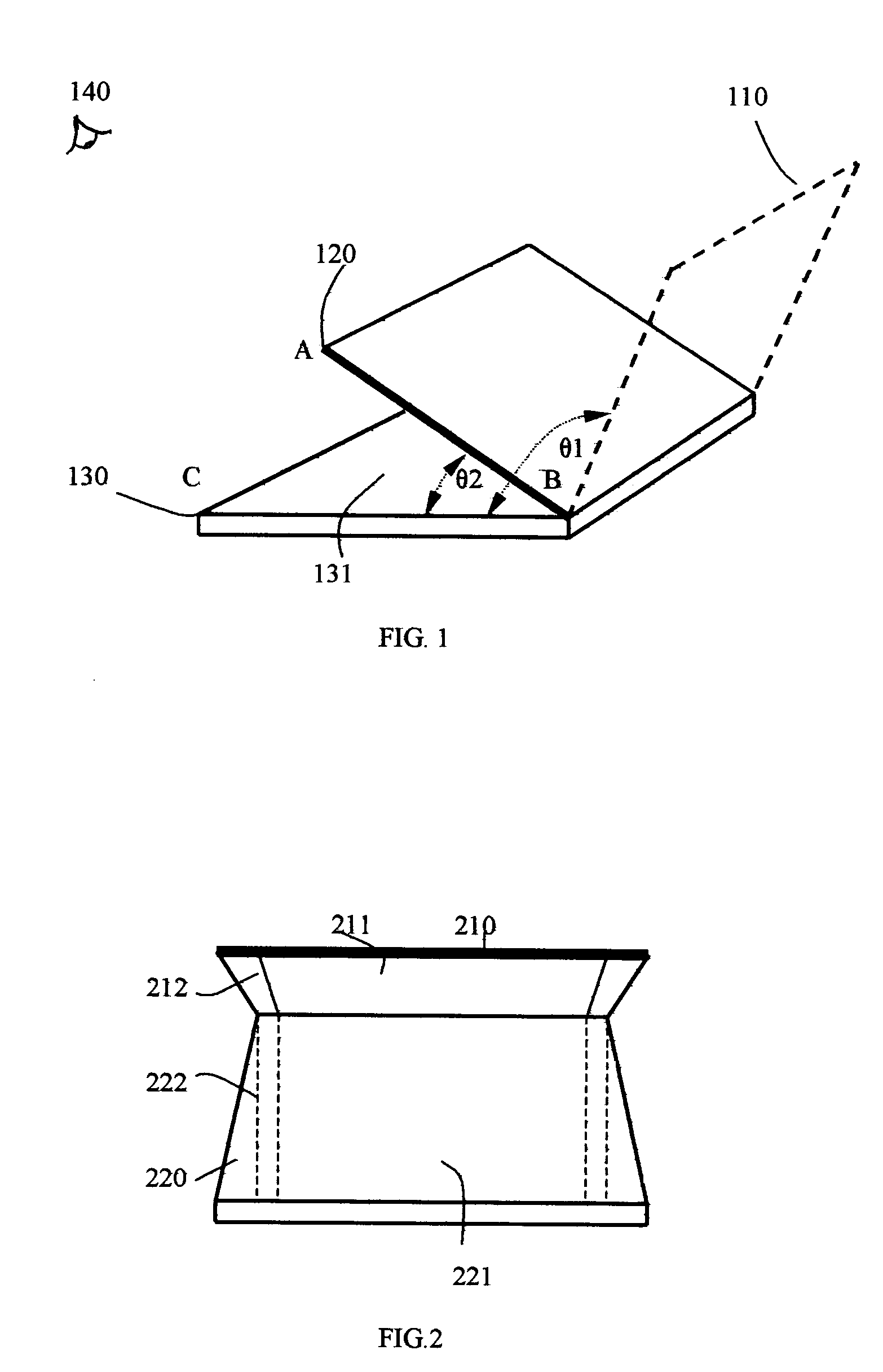 Sunlight readable direct-view and projection-view computing device