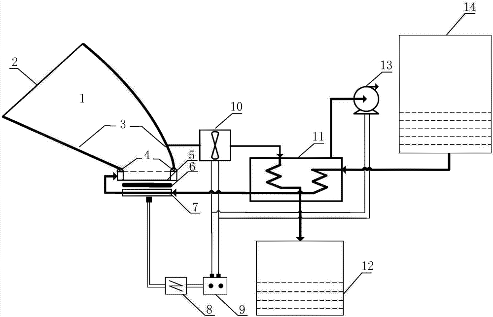 Light concentrating solar seawater distillation system