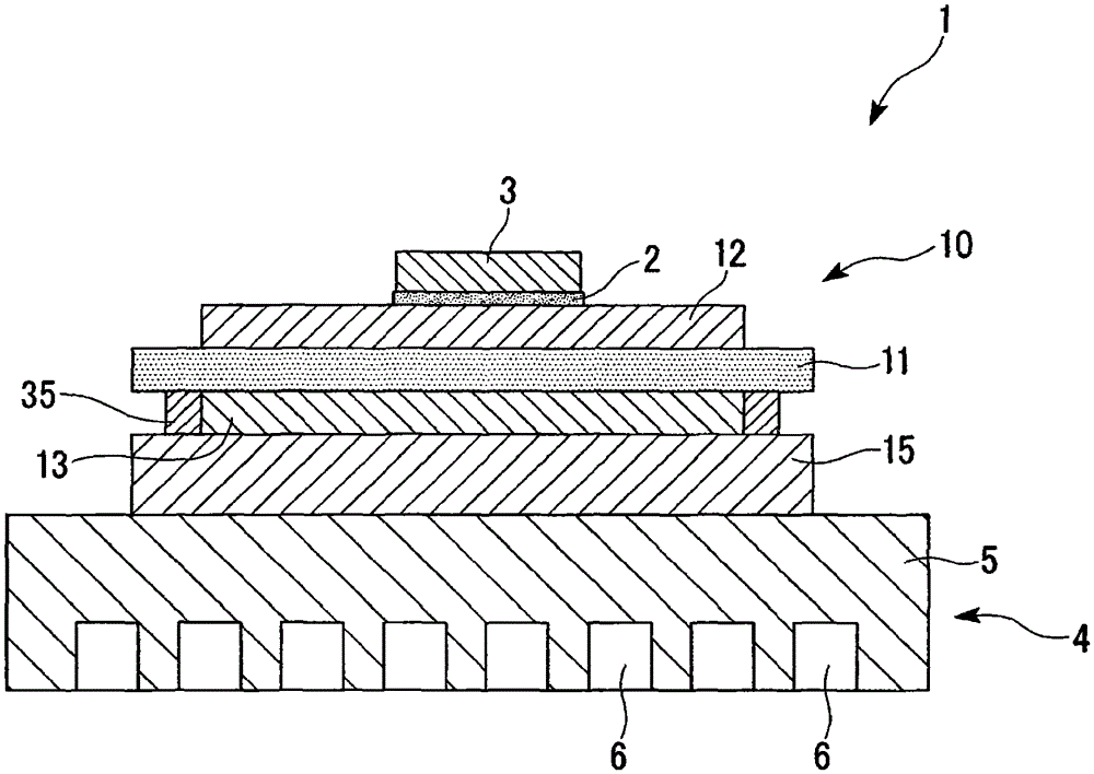 Substrate for power module and manufacturing method, the substrate and power module with built-in heat sink