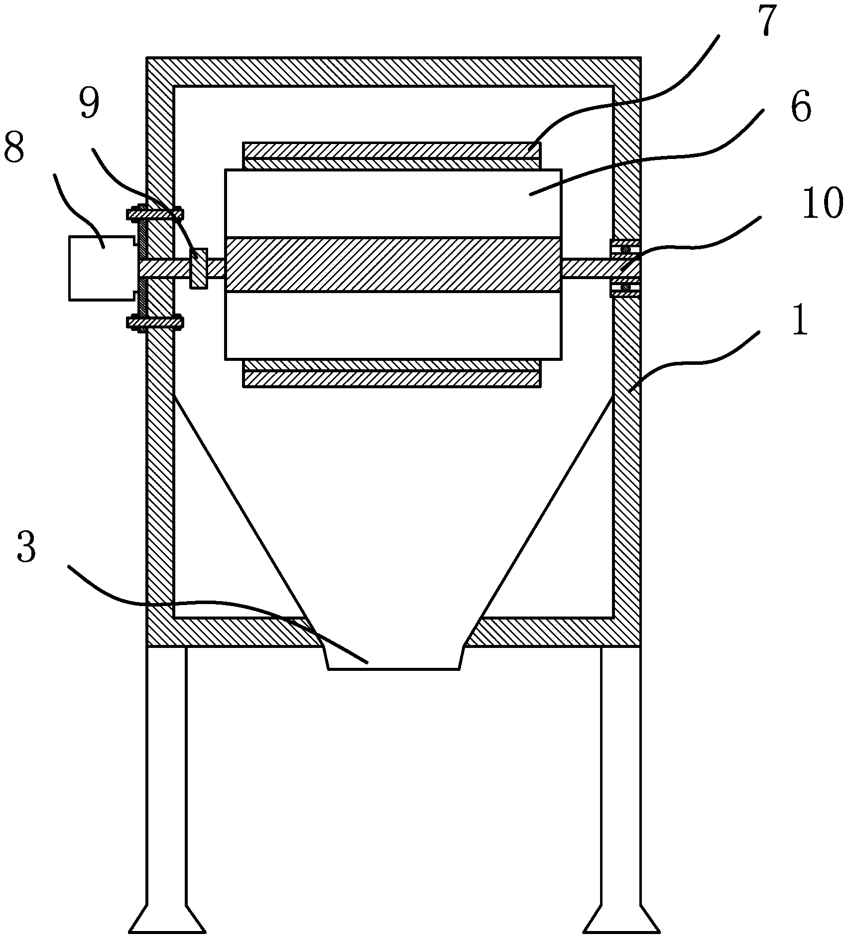 System for generating sewage gas by straw