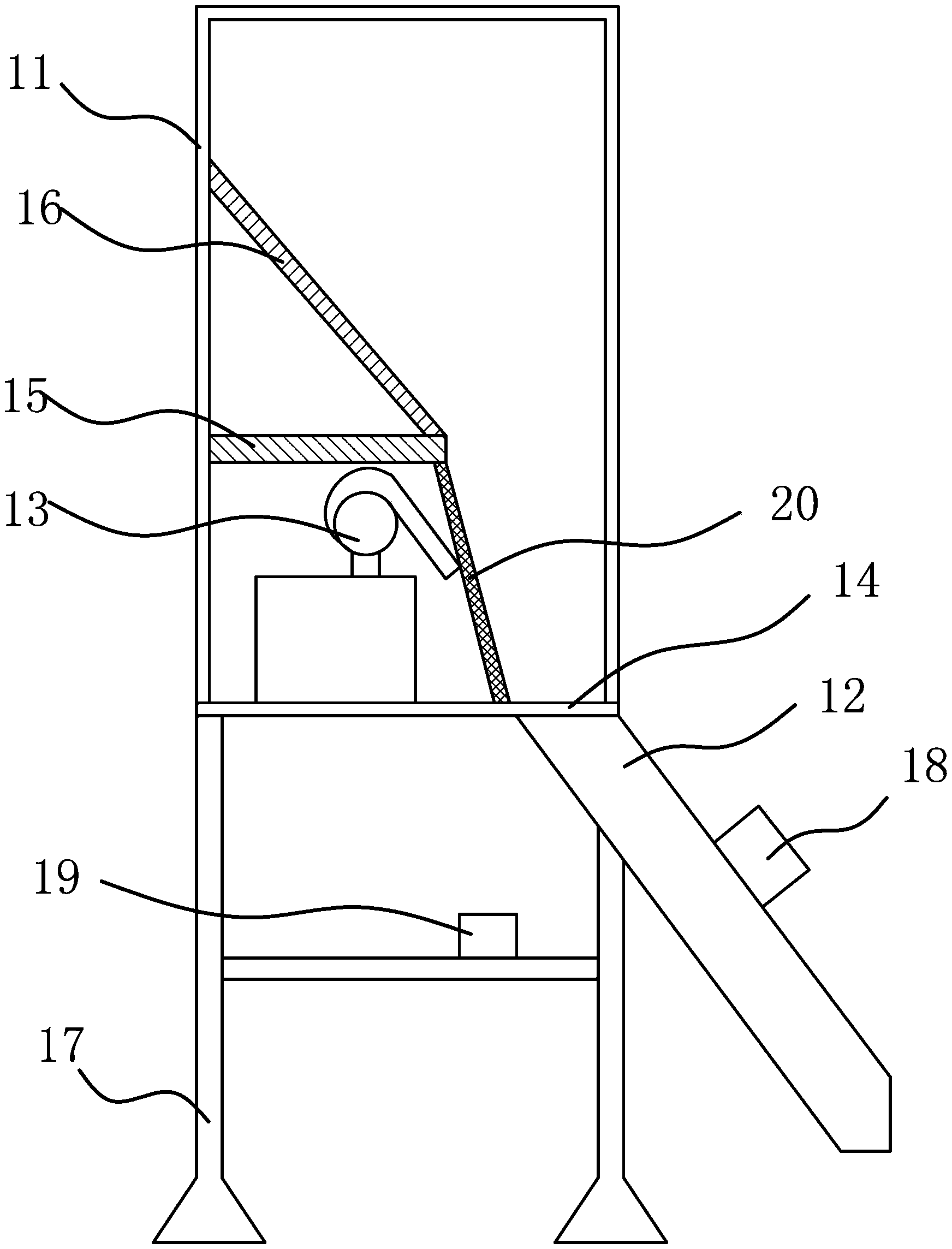 System for generating sewage gas by straw