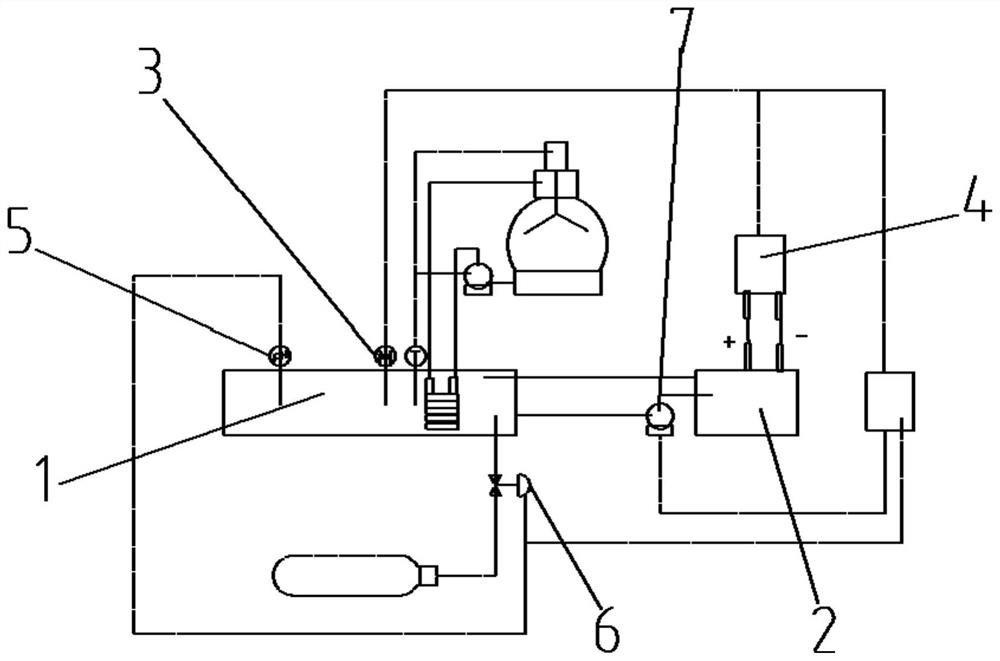 Alkaline etching solution and alkaline etching solution in-situ electrolysis copper extraction recycling device and method