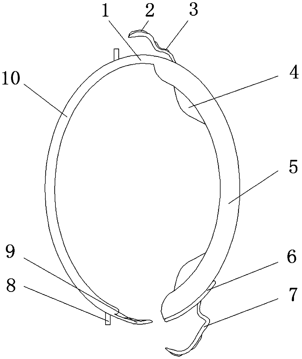 Fixed anti-drop abdominal belt