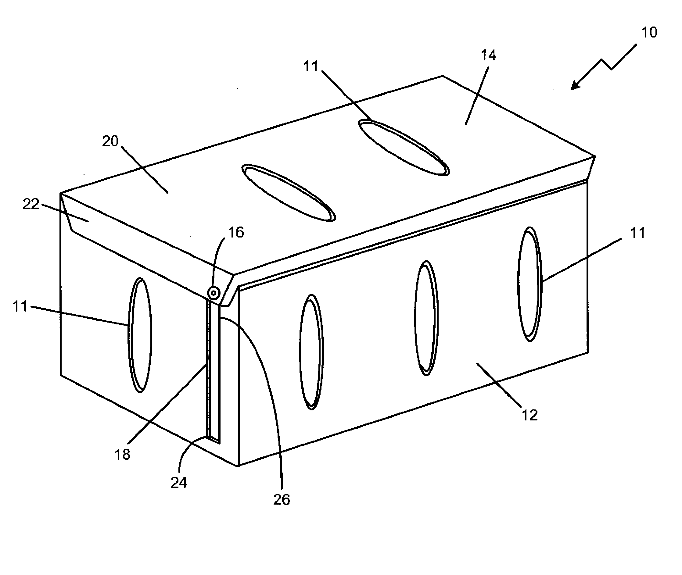 System and Method for Medical Instrument Sterilization Case having a Rotatably Displacing Cover