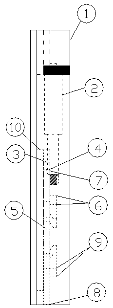 Device and method for machining reinforcing steel bar shaped like the Arabic number 8