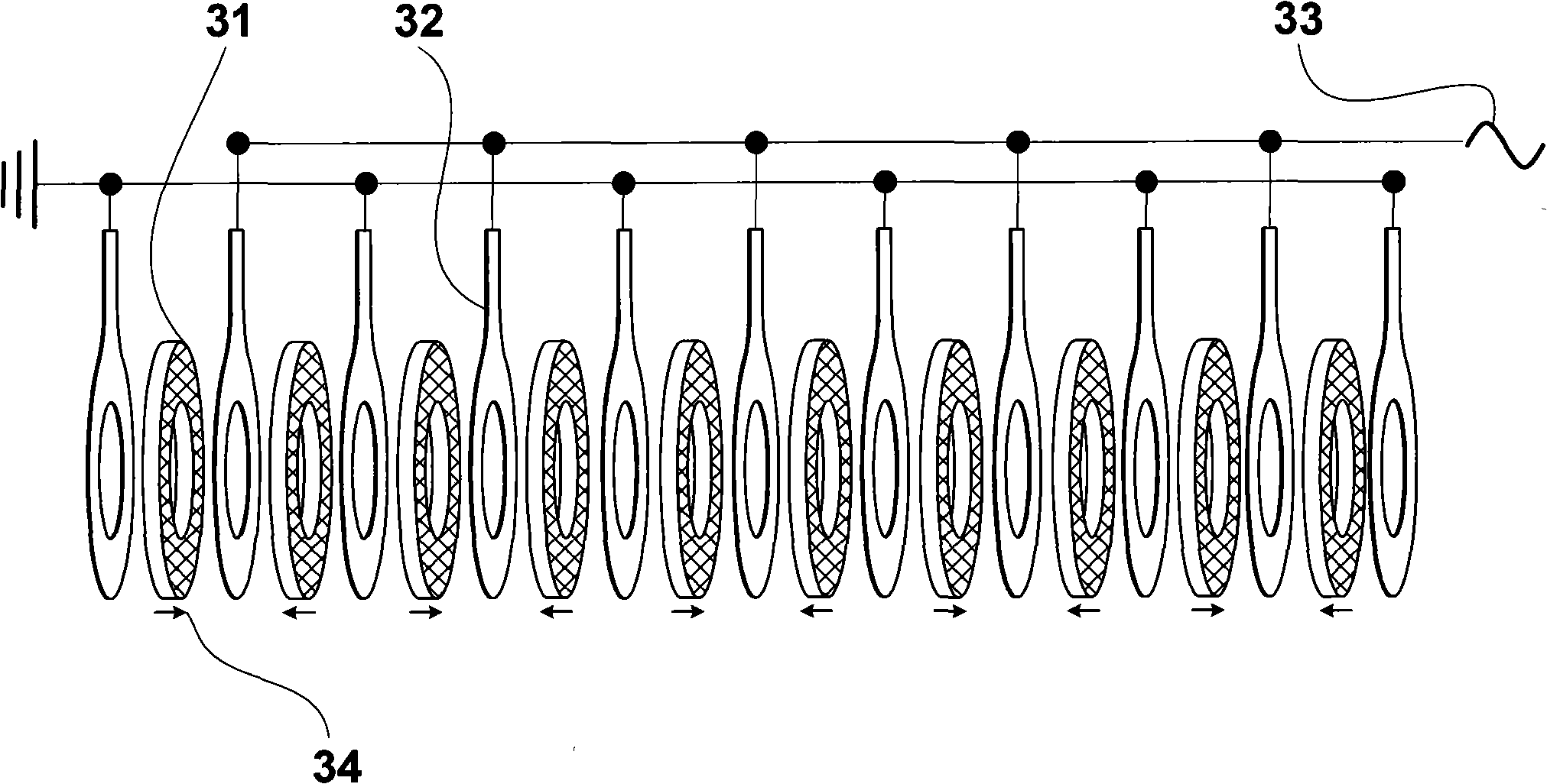 Ultrasonic rotary motor by using longitudinal-torsional vibration converter with holes