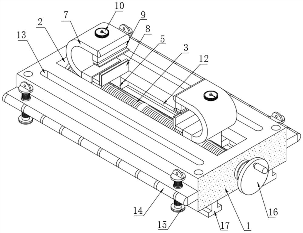 Workpiece multi-stage positioning device applied to numerical control milling machine