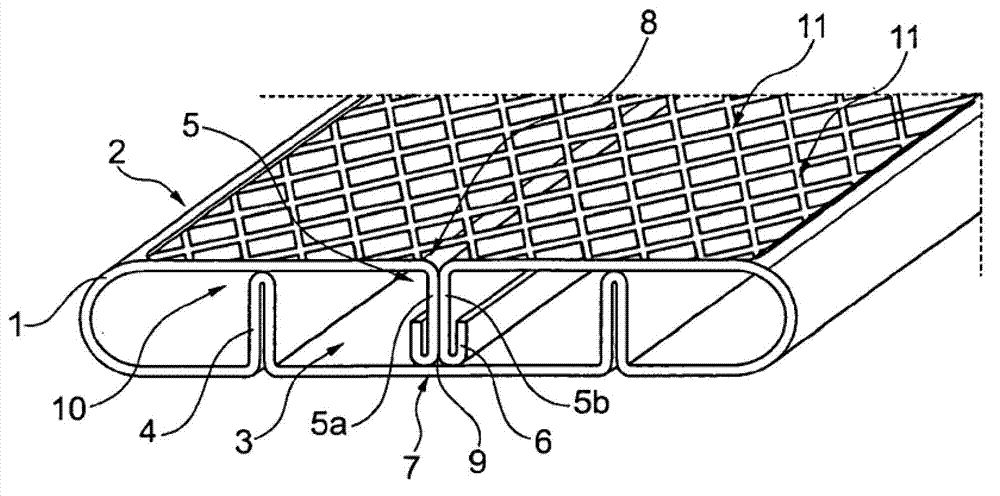 Solderable fluid channel for a heat exchanger of aluminium