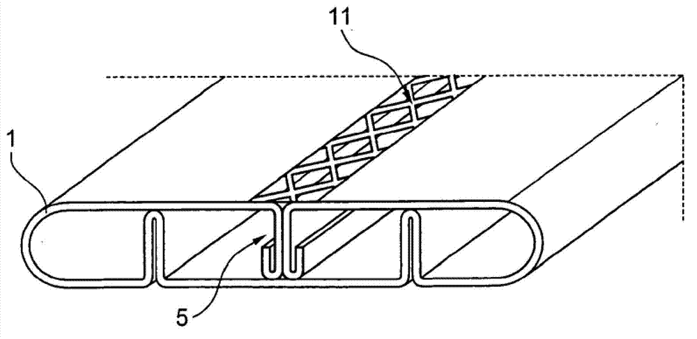 Solderable fluid channel for a heat exchanger of aluminium